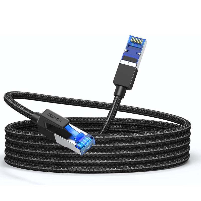 UGREEN NW153 CAT8 Pure Copper Braided Ethernet Cable 20m Black