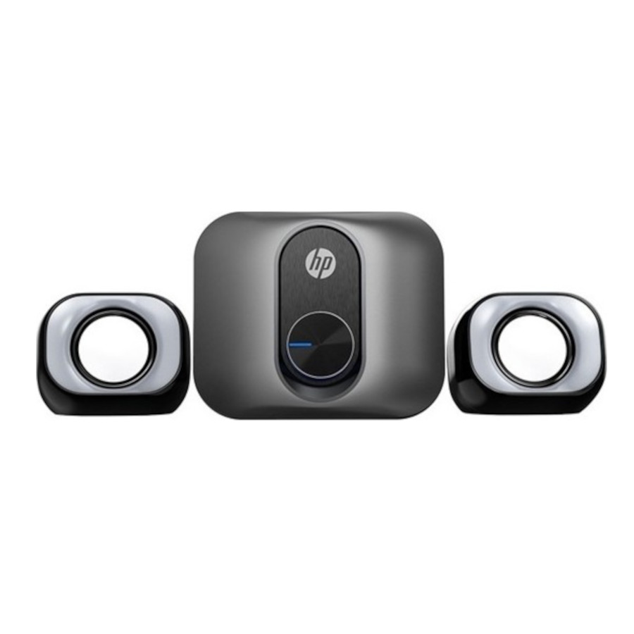HP DHS-2111S Wired 2.1 Mini Multimedia Desktop Speakers with Subwoofer – 11W, 3.5mm