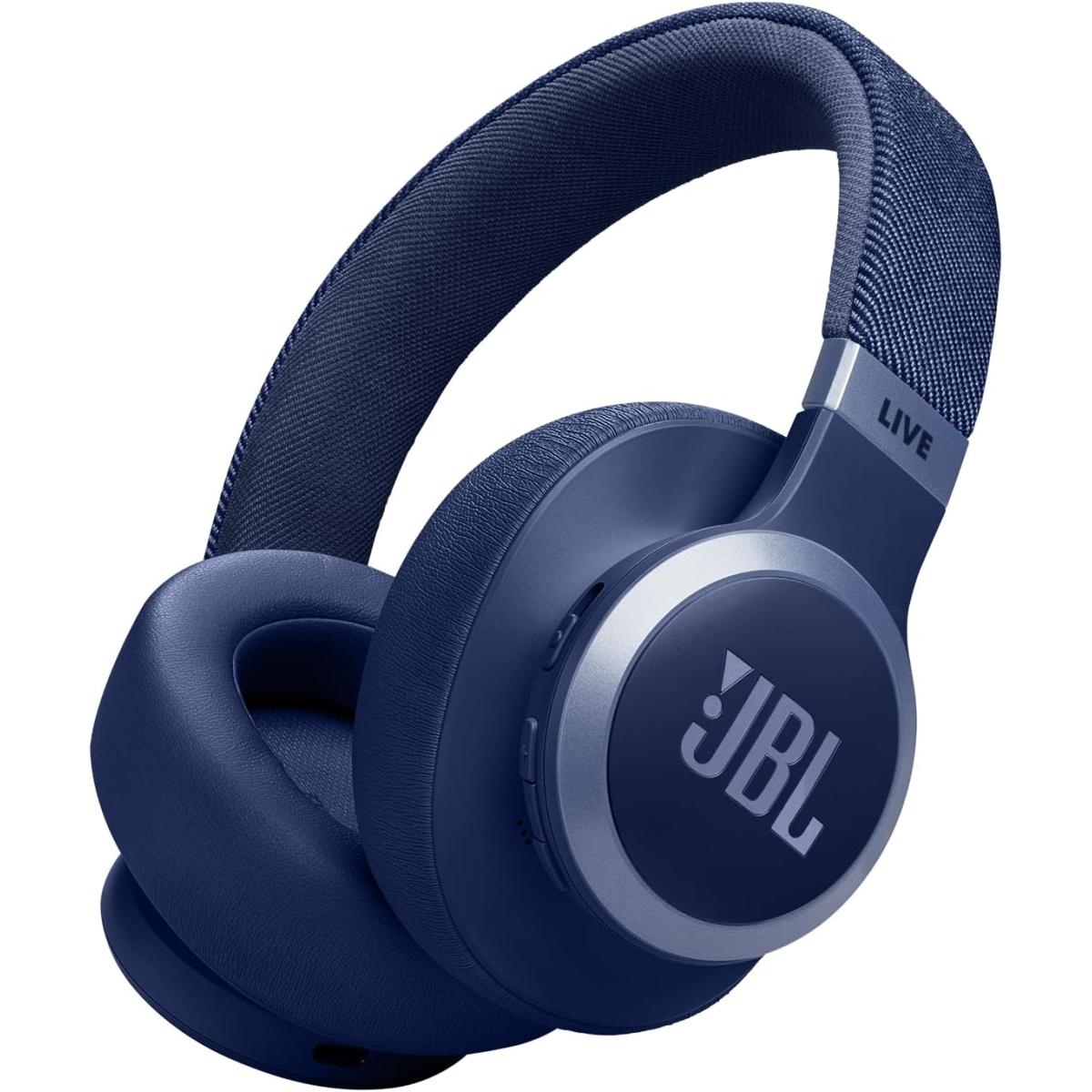 JBL Live 770NC Wireless Over-Ear Headphones, True Adaptive ANC, 65H Battery