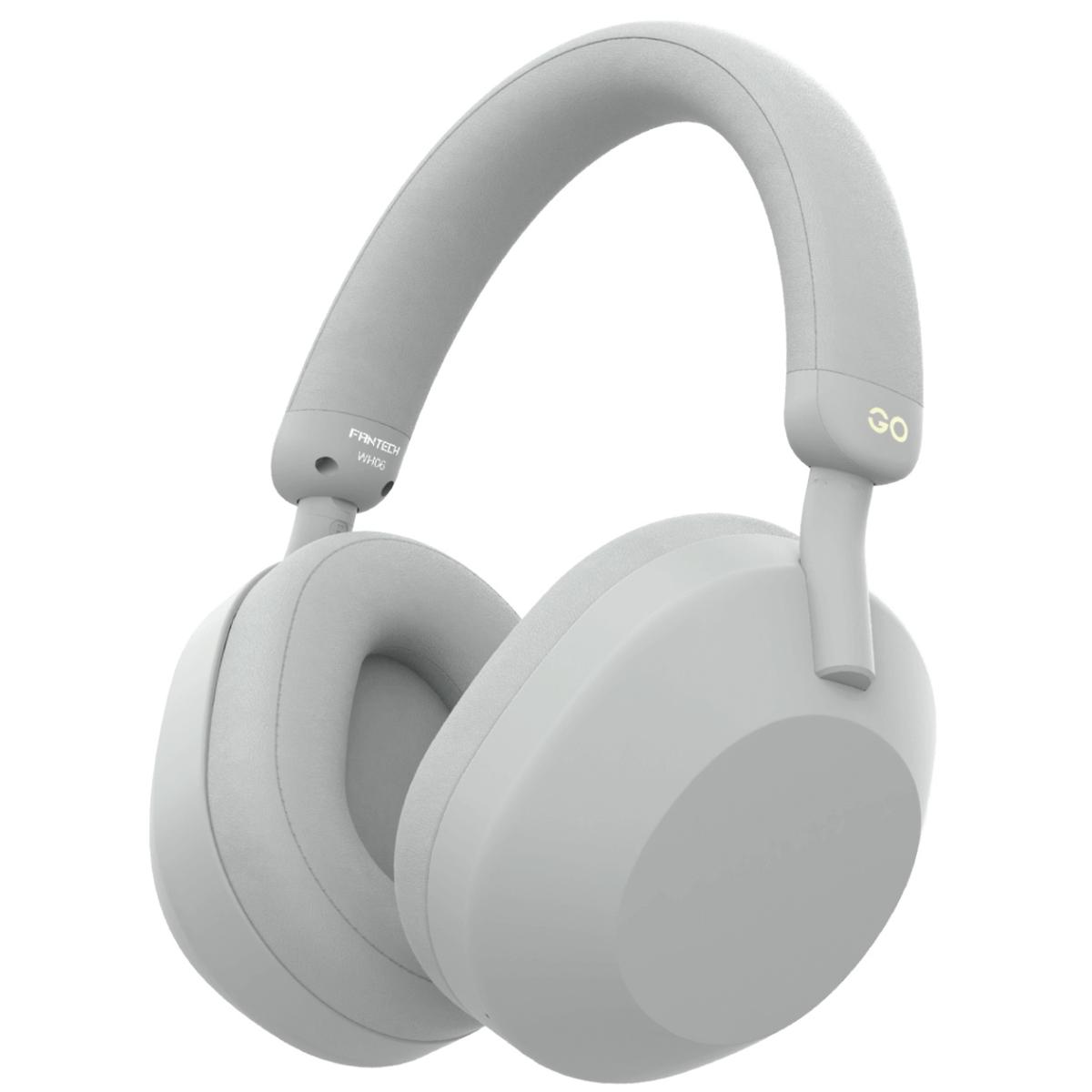 Fantech GO TUNE WH06 Wireless Headphone Grey — BT 5.3 + 3.5mm, 20h Battery