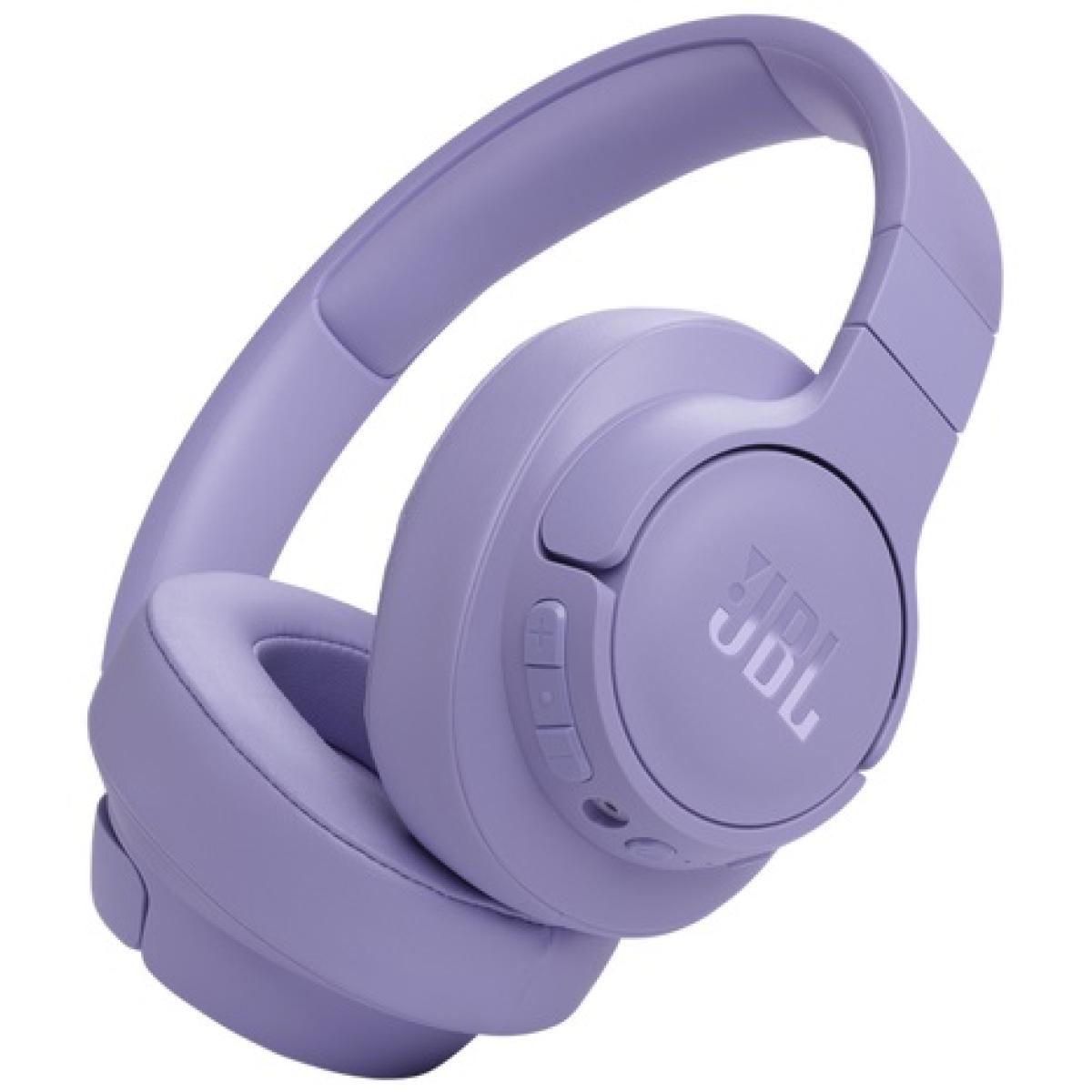 JBL Tune 770NC Adaptive Noise Cancelling Wireless Over-Ear Headphones — Bluetooth 5.3, 70H Battery, Purple