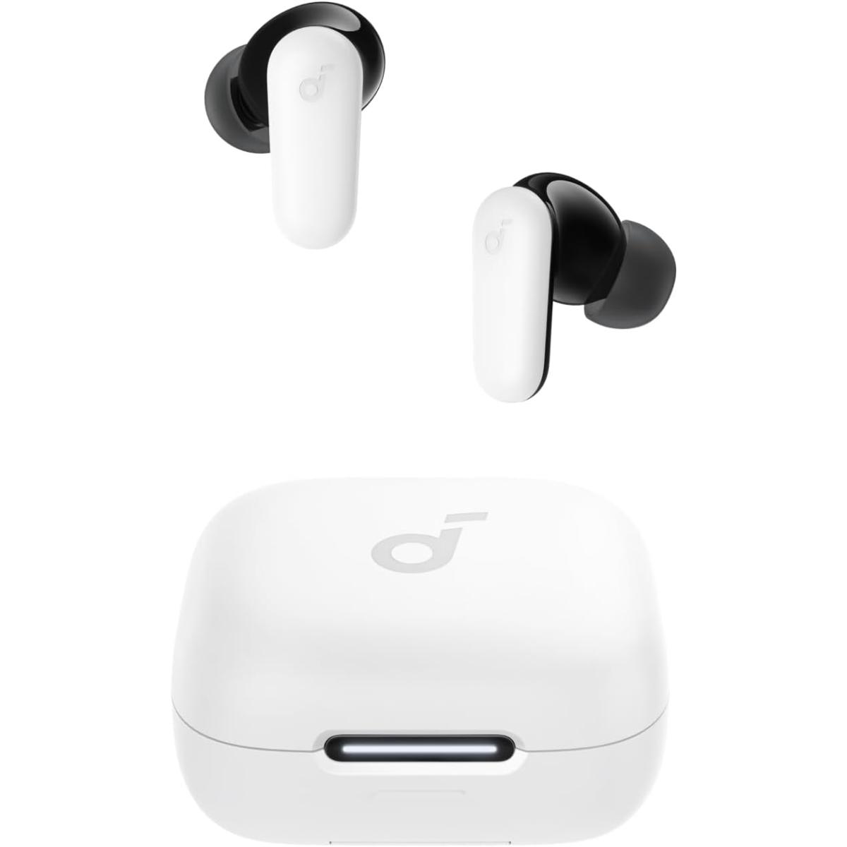Soundcore R50i NC True Wireless Earbuds, ANC, Bluetooth 5.4, 45H Playtime, IP54, White