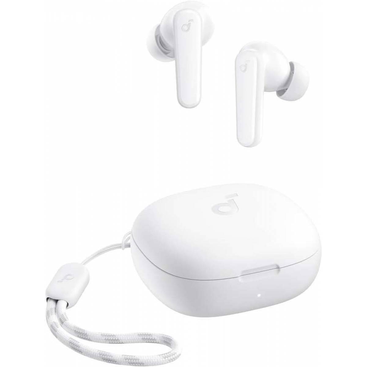 Soundcore by Anker R50i True Wireless Earbuds, Bluetooth 5.3, 10mm Drivers, 30H Playtime, White