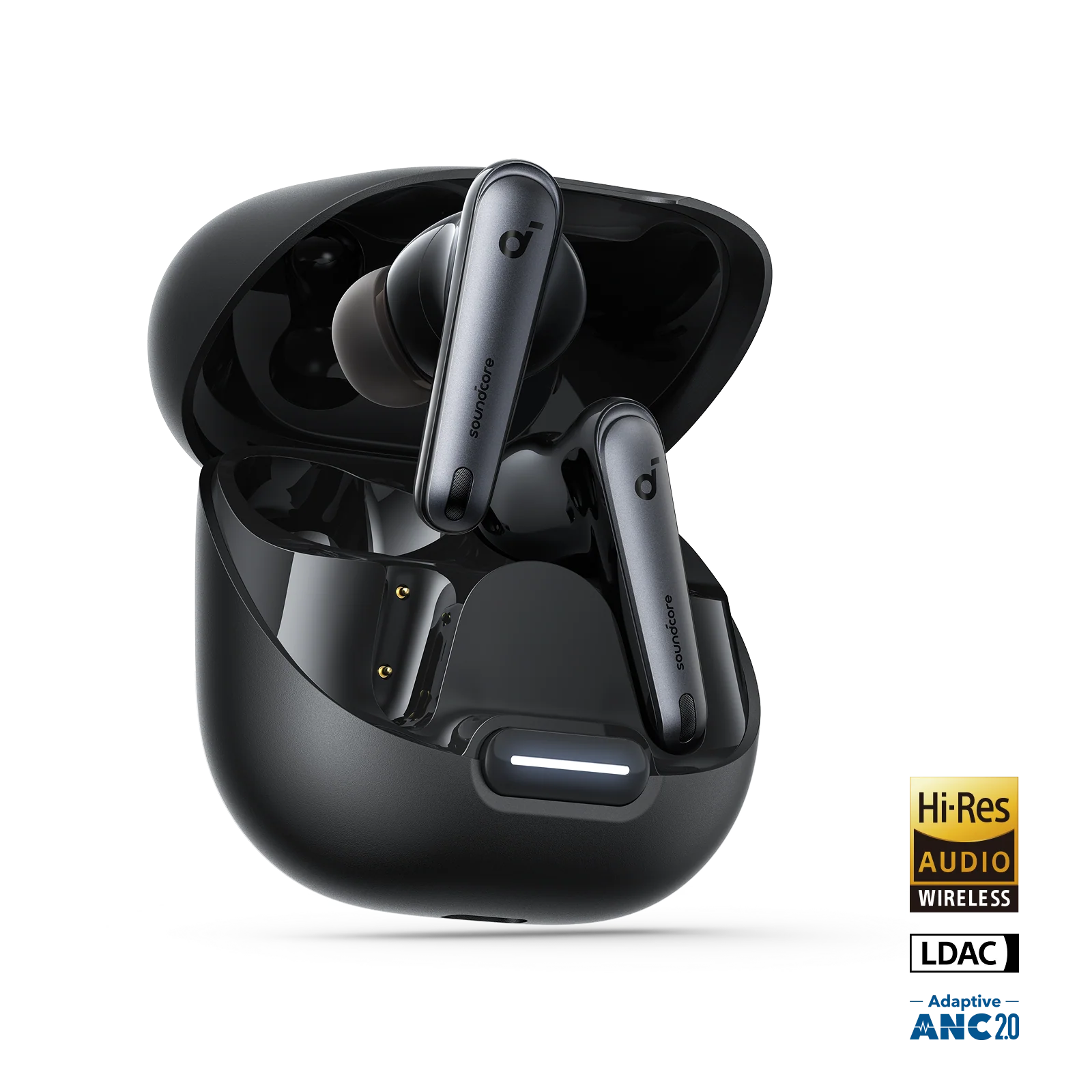 Soundcore by Anker Liberty 4 NC True Wireless Noise Cancelling Earbuds, LDAC, 50H Playtime, IPX4, Black