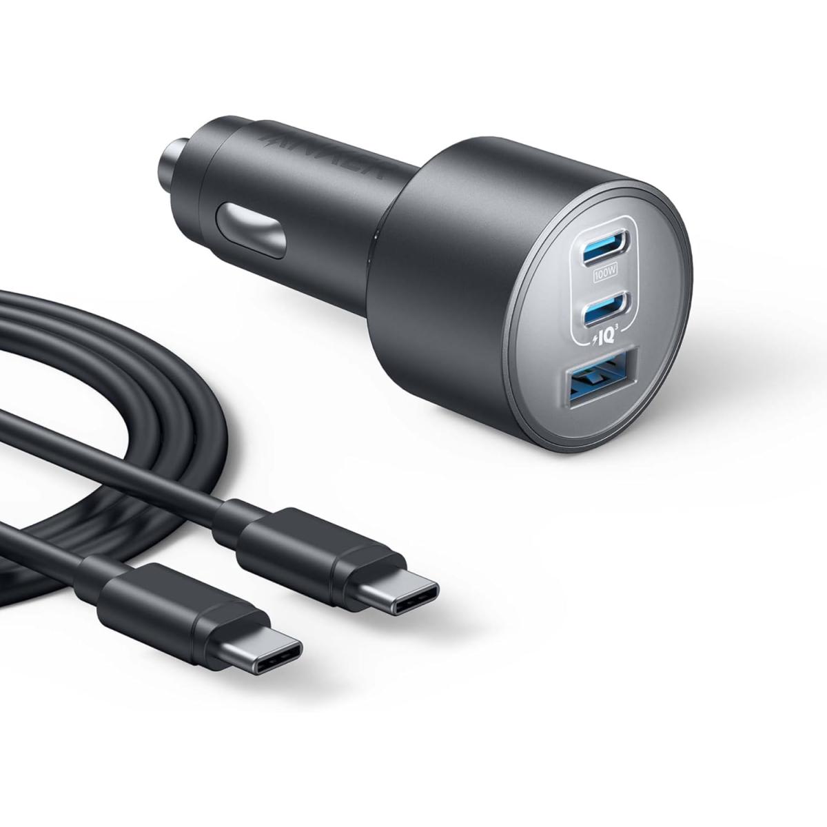 Anker USB-C Car Charger 167.5W 3-Port (100W USB-C1)