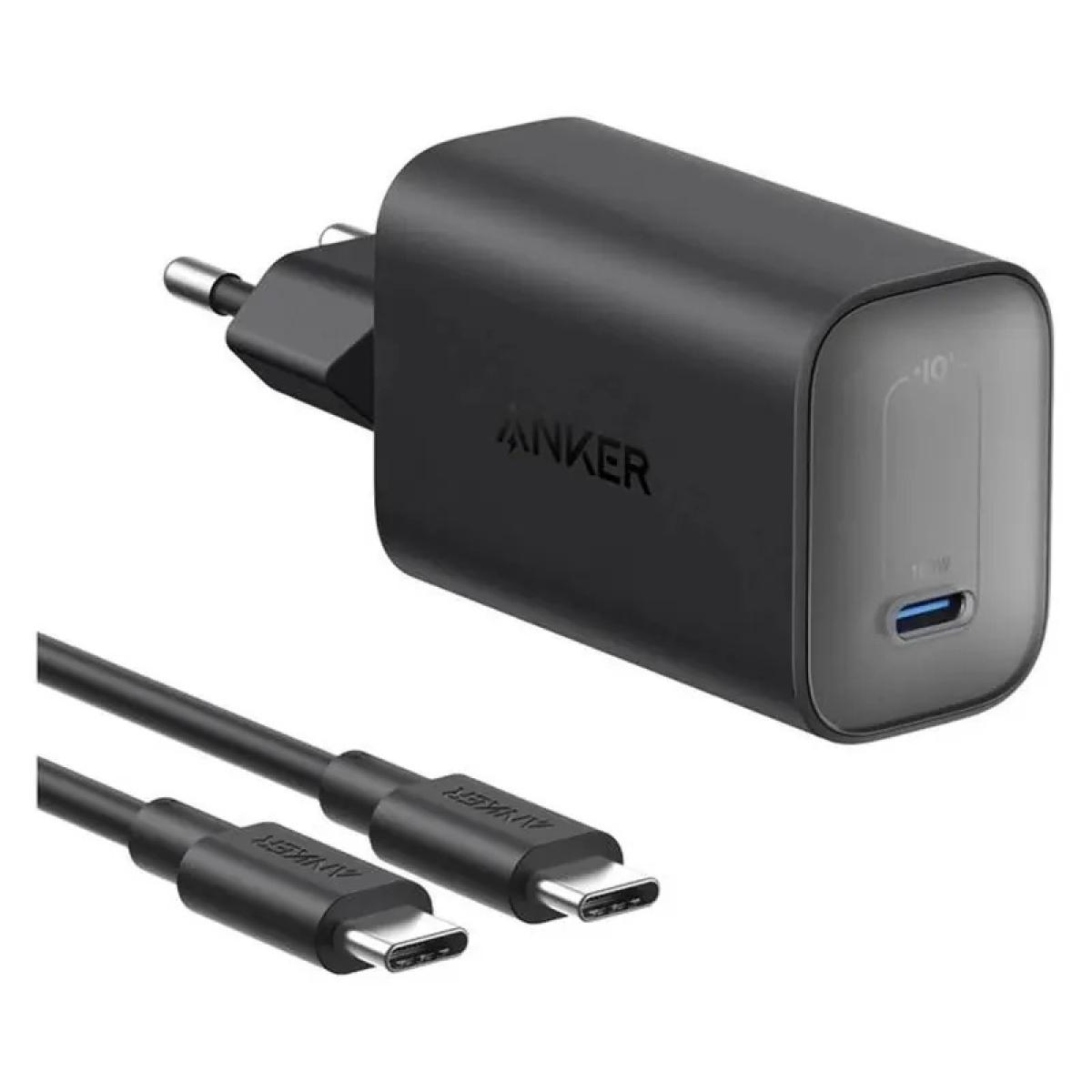 Anker Nano Charger 100W with USB-C Cable 6ft B2679G11 — Black