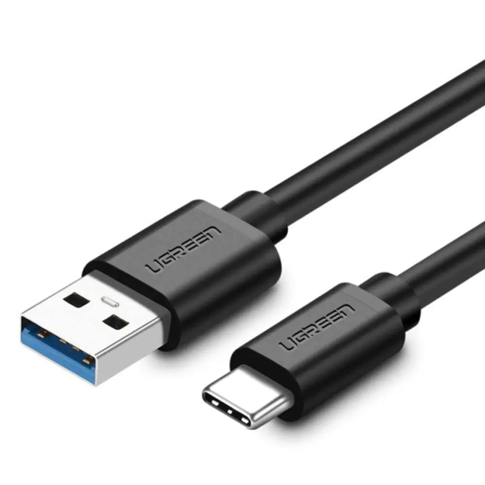 UGREEN US184 USB-A 3.0 to USB-C Cable 3A Black
