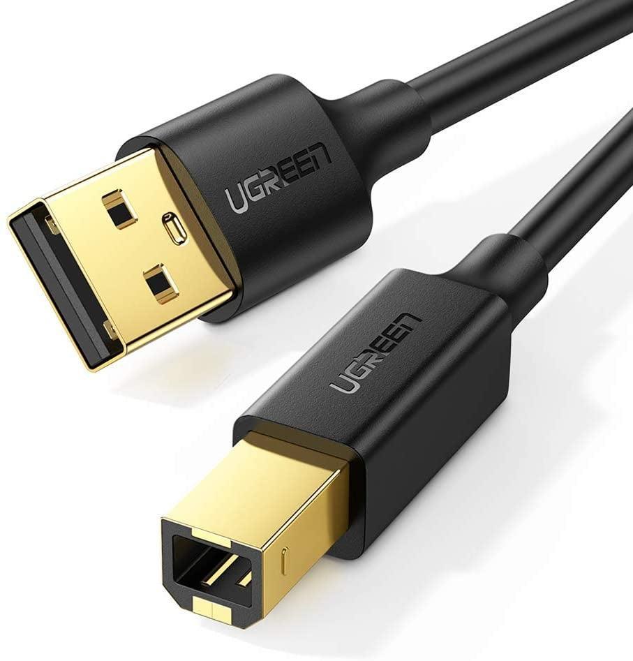 UGREEN 10351 USB 2.0 Type-A to Type-B Printer Cable 3m Black
