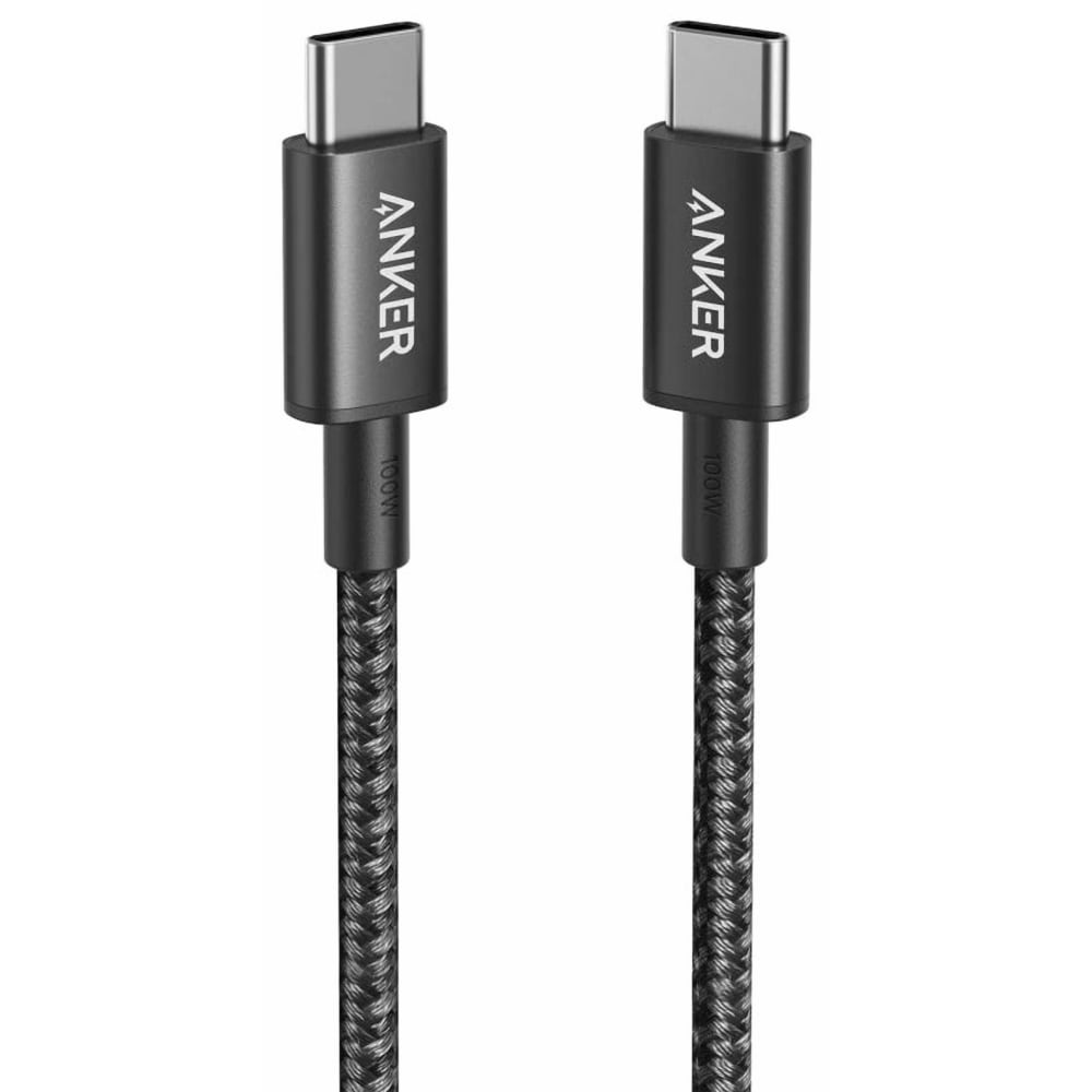 Anker New Nylon USB-C to USB-C Cable (3.3ft, 60W) Black