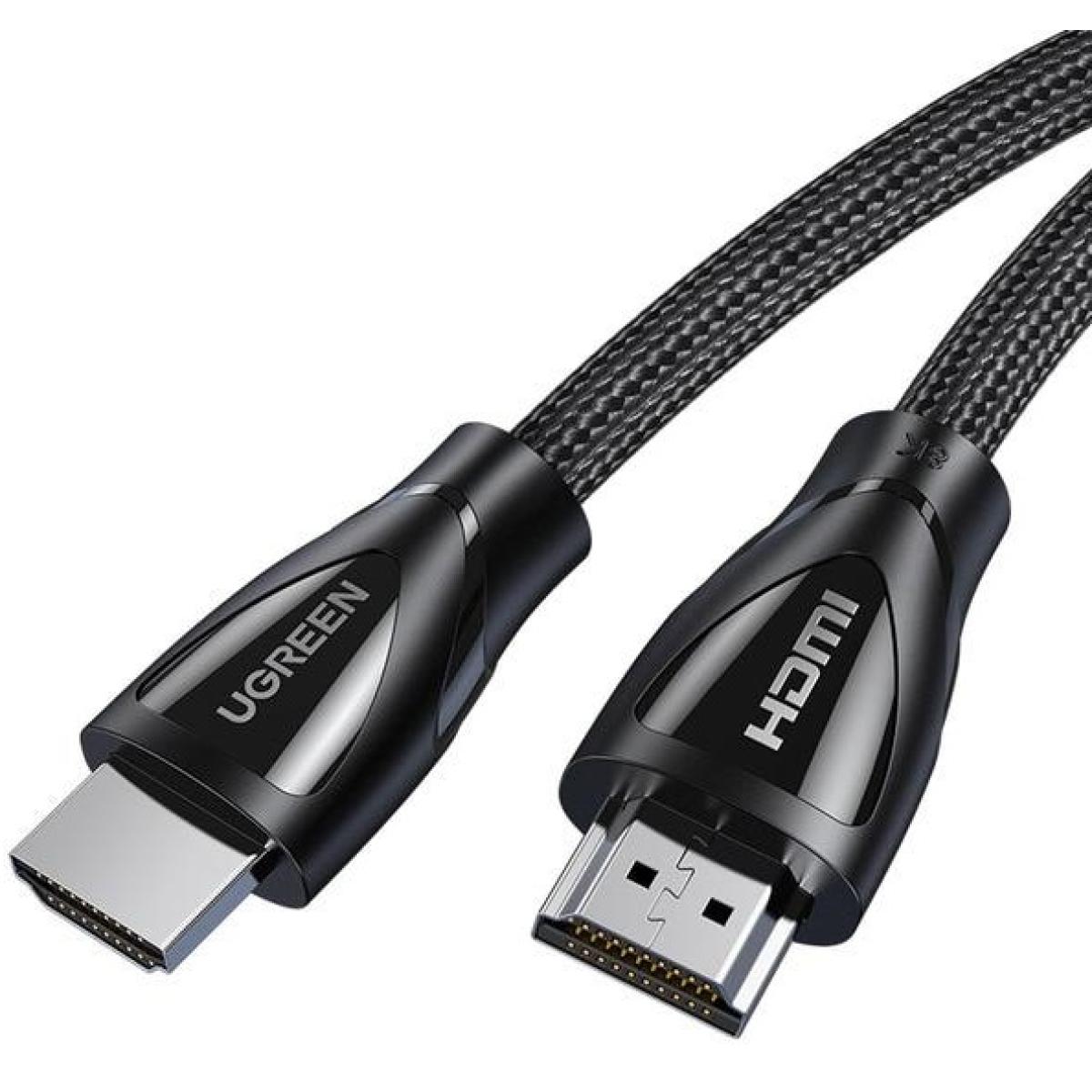 UGREEN HDMI 2.1 Cable 8K@60Hz 4K@120Hz Cotton Braided 180° Nickel Plated 2m