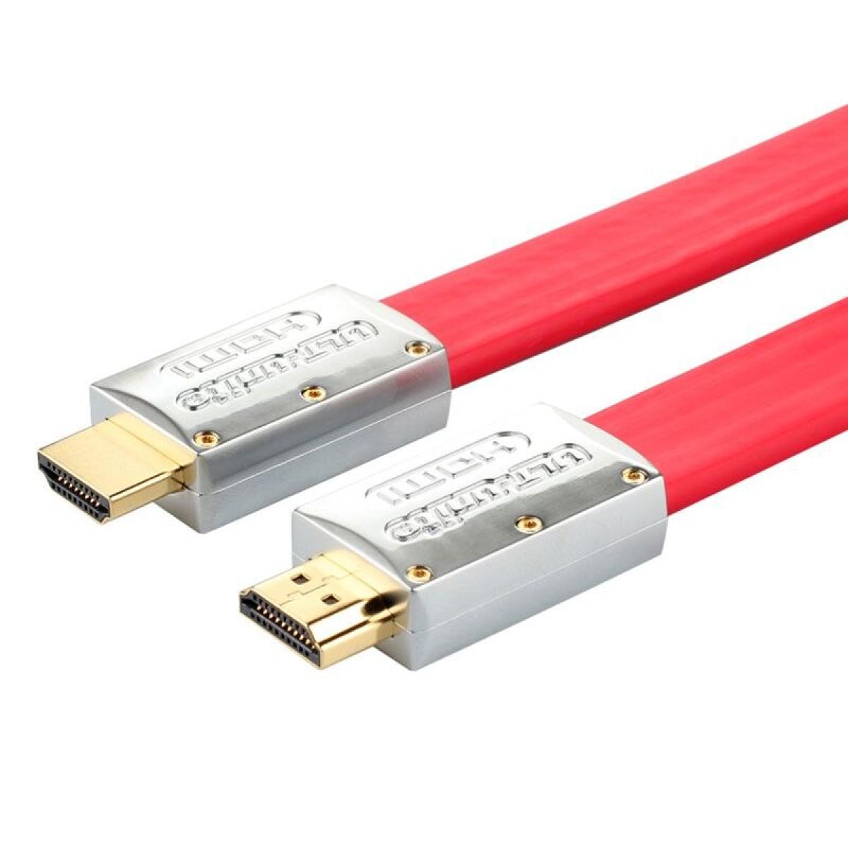 ULT-unite HDMI 2.0 Flat Cable 4K UHD Gold-Plated 20 m (Red)