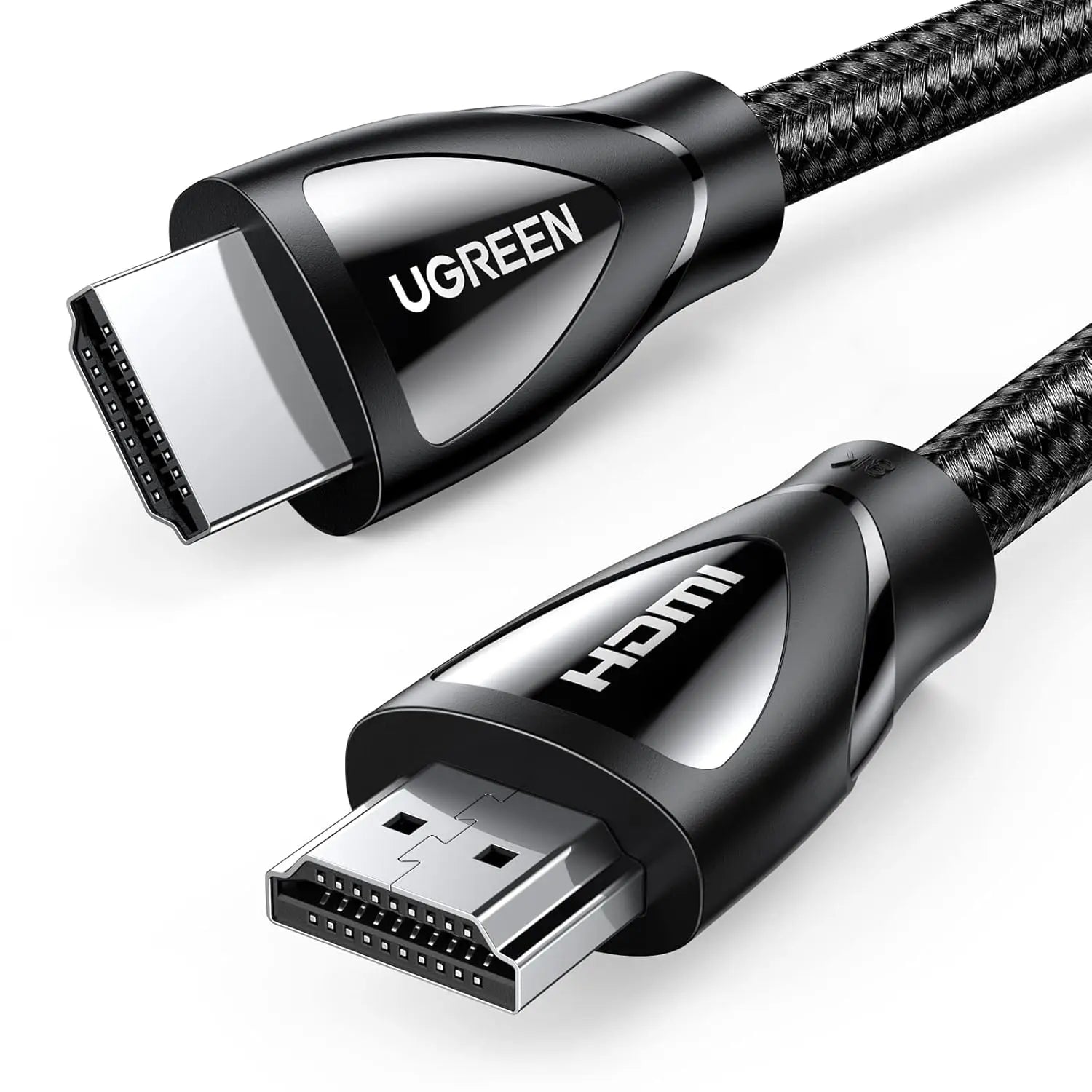 UGREEN HD140 HDMI 2.1 Cable 8K@60Hz 4K@120Hz Cotton Braided 180° Nickel Plated 3 m