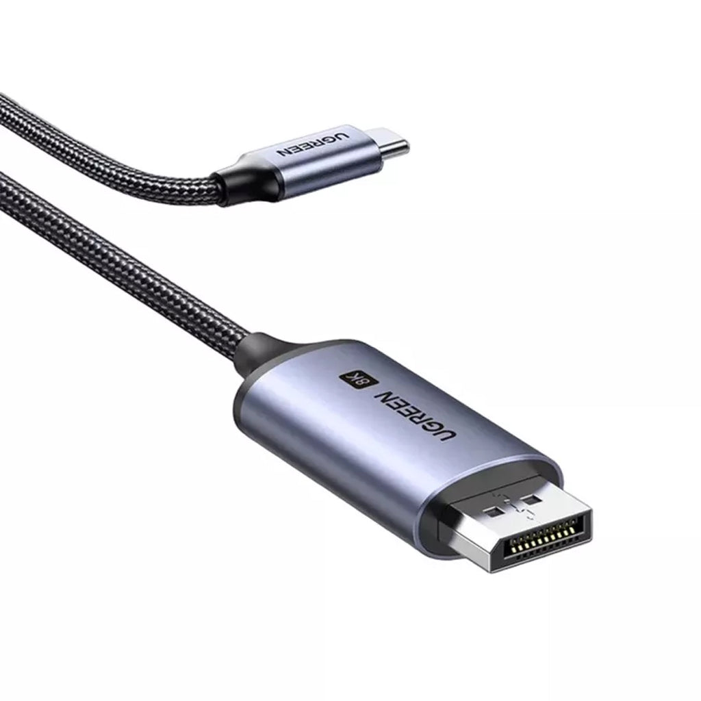 UGREEN CM556 USB-C to DisplayPort 1.4 8K@60Hz Cable 1m Gray