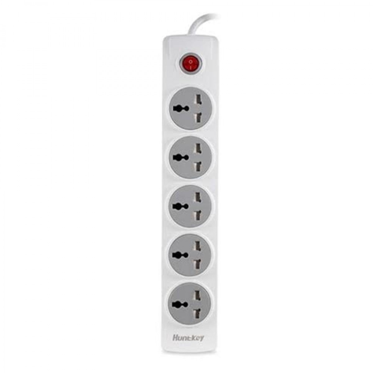 Huntkey SZN501 Power Strip with Surge Protection, 5 Universal AC Sockets, 3 m Cord