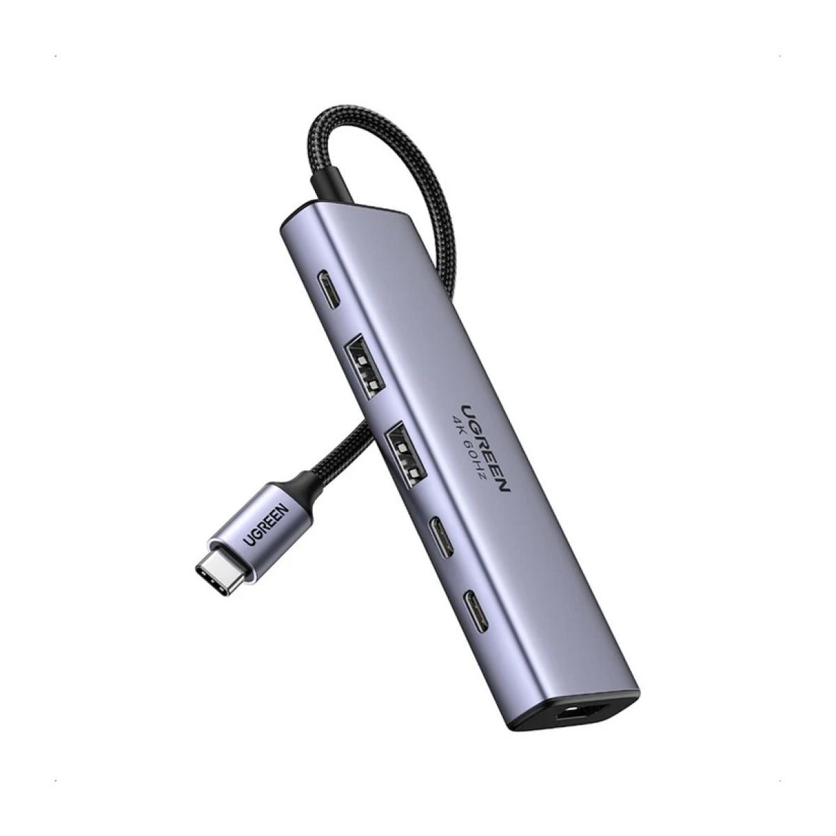 UGREEN CM511 6-in-1 USB-C Hub (HDMI 4K@60Hz, USB-C & USB-A 10Gbps)