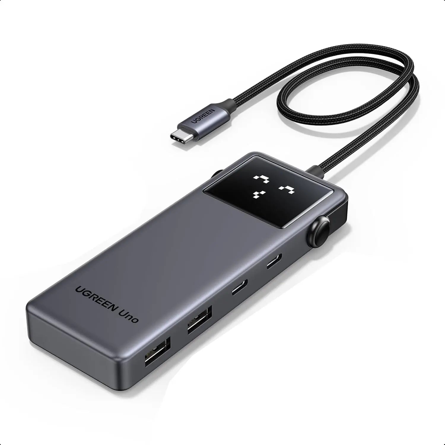 UGREEN Uno 6-in-1 USB-C Hub (2x USB-C 3.2 Gen 2, 2x USB-A 3.2 Gen 2, 4K@60Hz HDMI)
