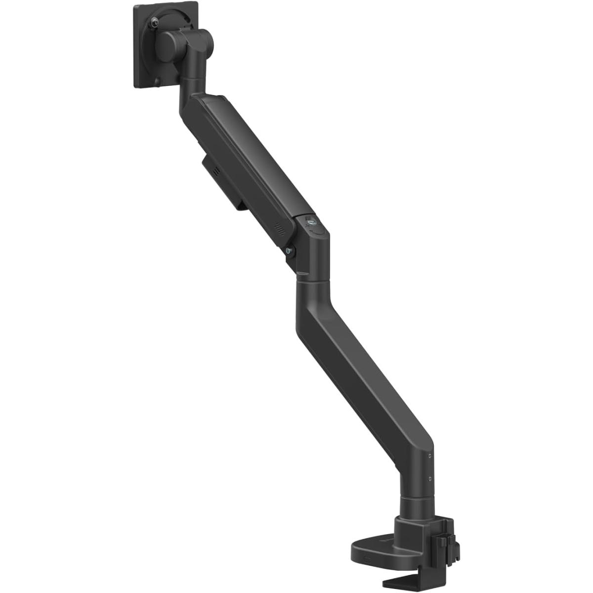 SilverStone ARM15B Single Monitor Arm with Gas Spring, Up to 57" / 27kg, VESA 100×100 / 75×75