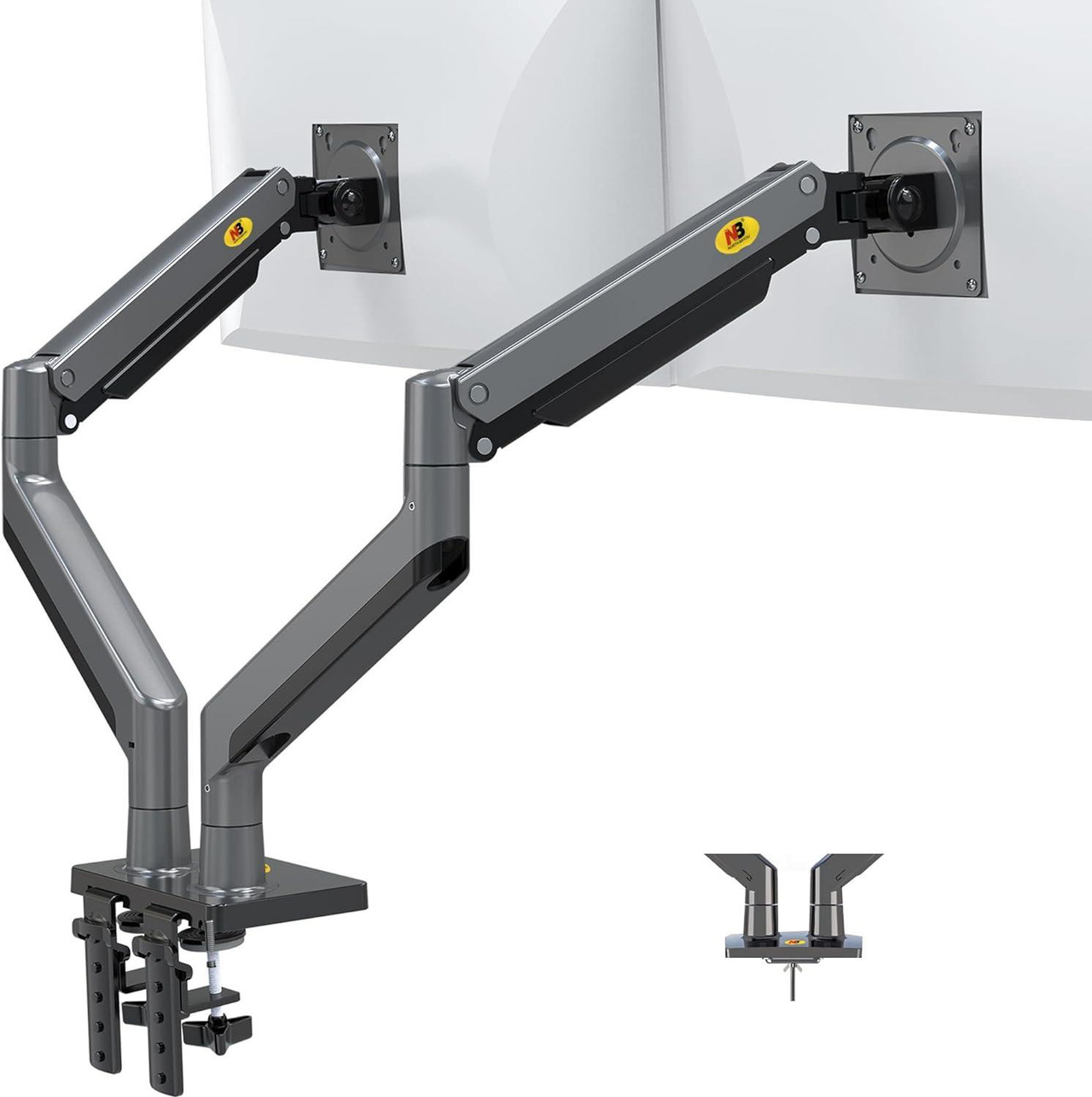 North Bayou NB G35 Dual Monitor Arm 22–32" Gas Spring