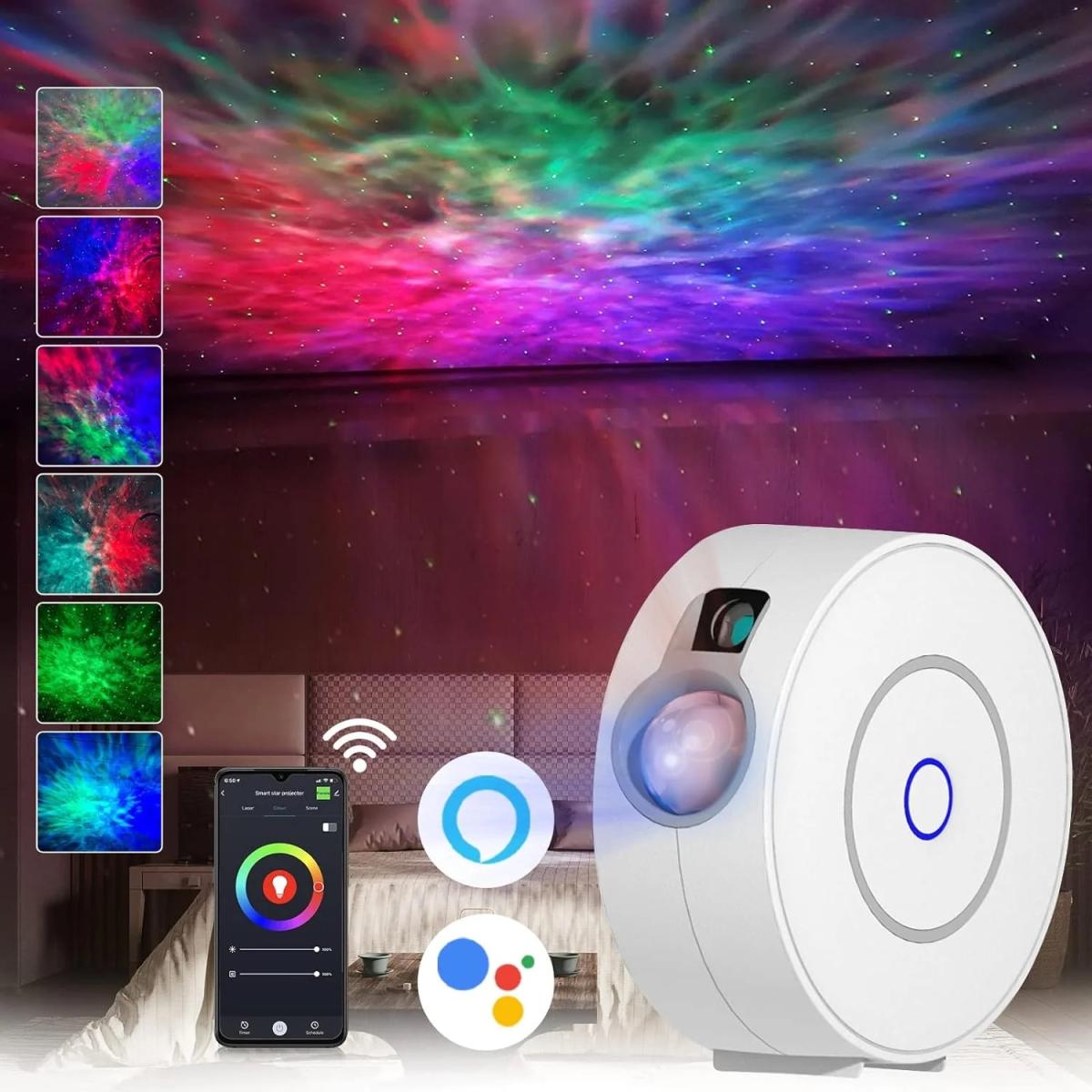 Atmosphere LED Smart Star Projector with Wi-Fi and Voice Control