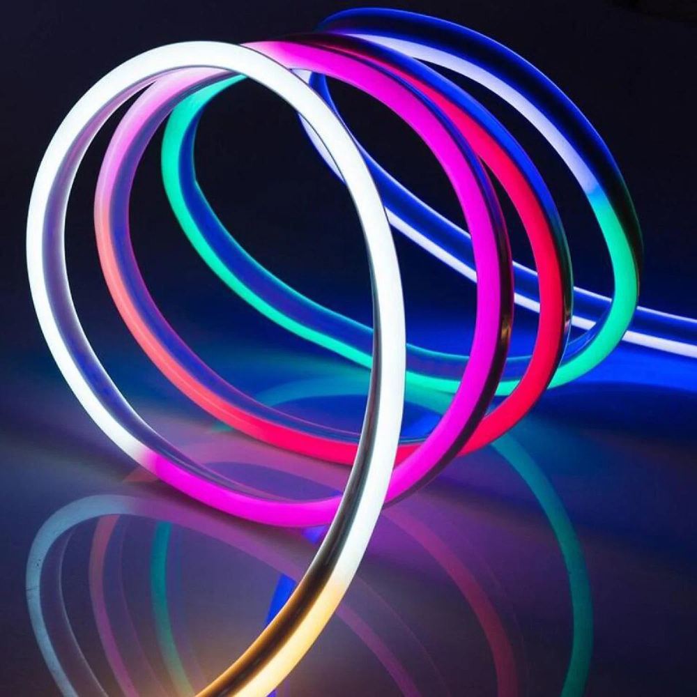 LED Neon RGB Magic Strip 5m USB ARGB with Bluetooth and Remote Control