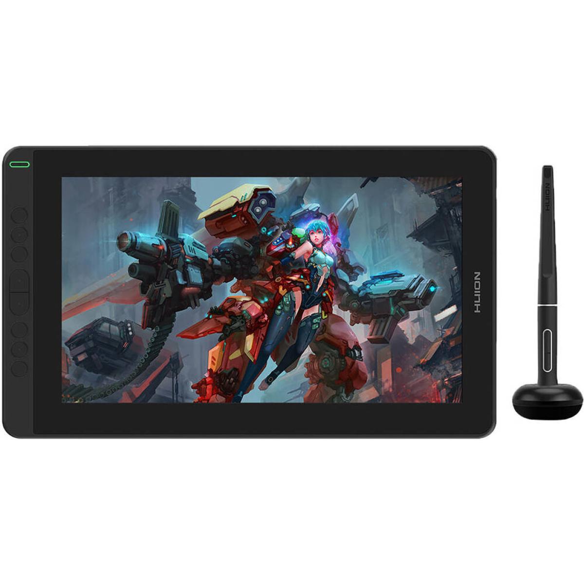 HUION Kamvas 13 Pen Display, 13.3" FHD IPS 120% sRGB, PW517 PenTech 3.0, 8 Keys
