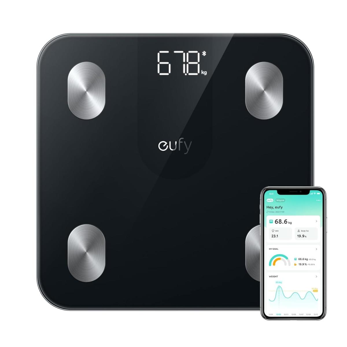 Eufy Smart Scale A1 Body Fat Scale with Bluetooth, 12 Measurements