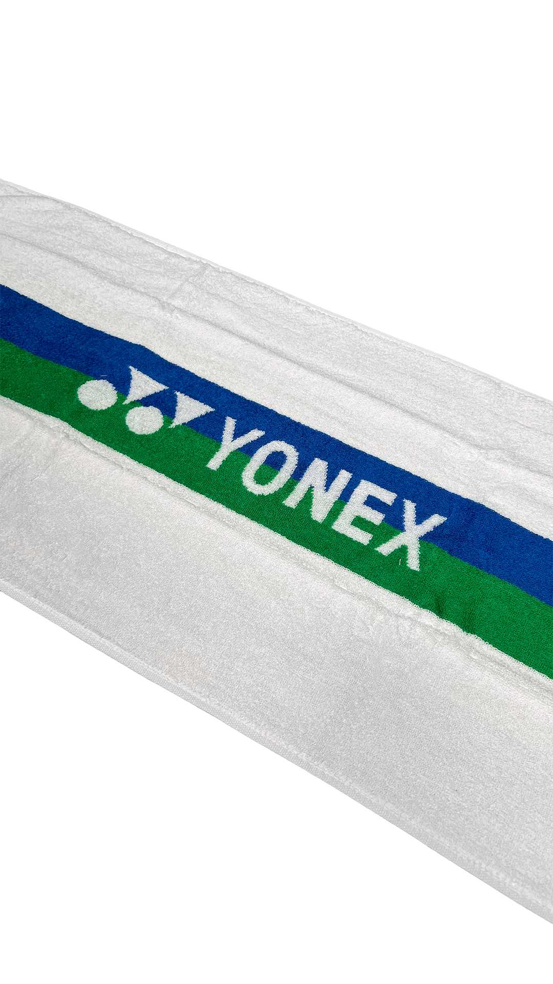 Yonex Sports Towel – White, Blue & Green