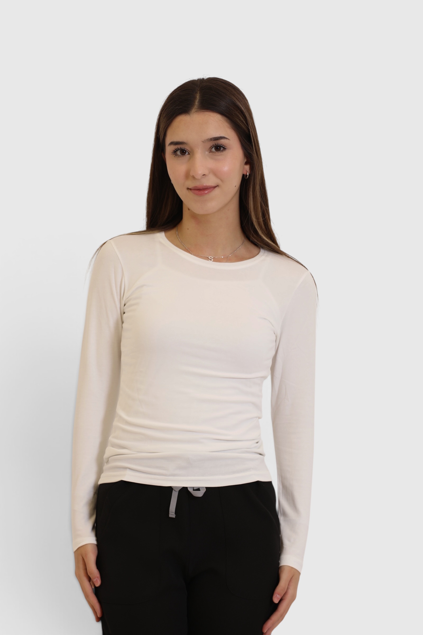 RM Under Scrub-Round Neck Off-White