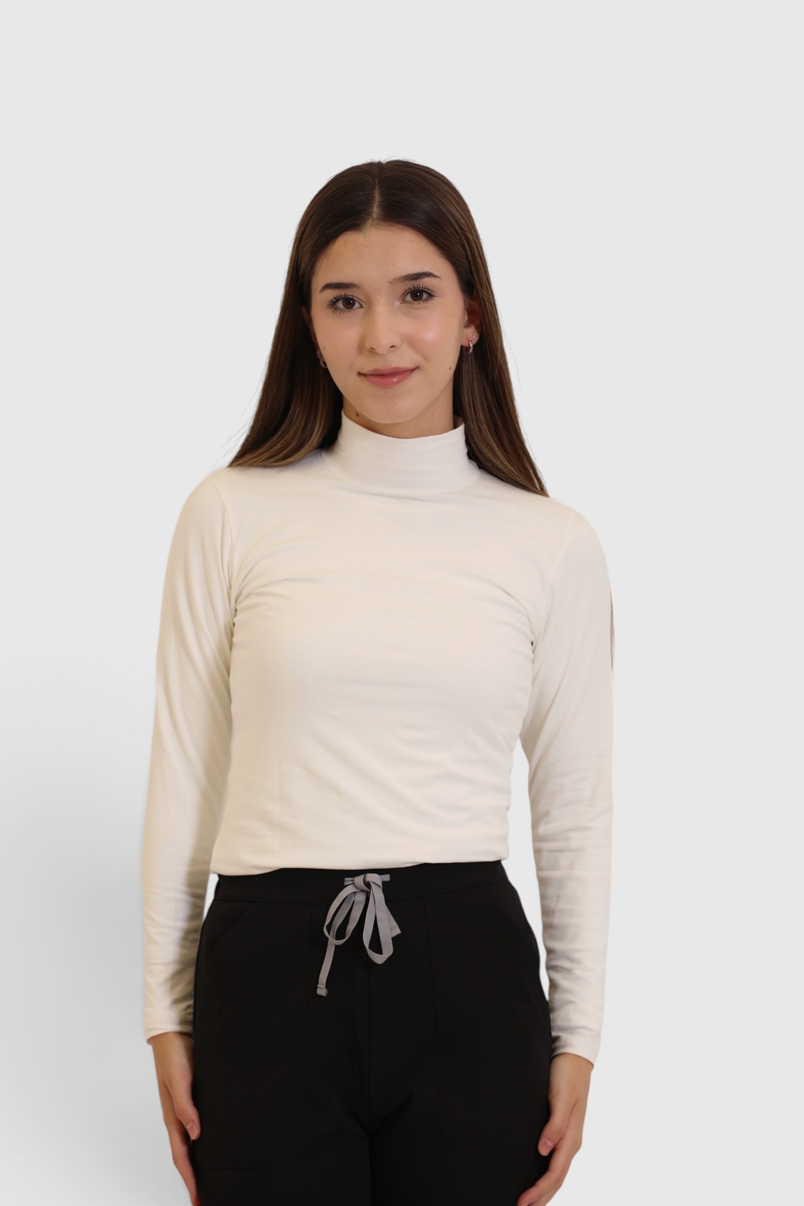 RM Under Scrub-High Neck Off-White