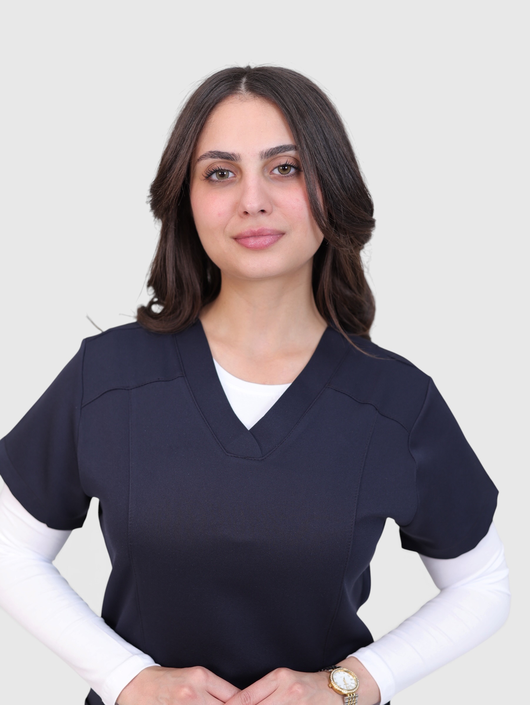 RM Under Scrub-Round Neck White 1